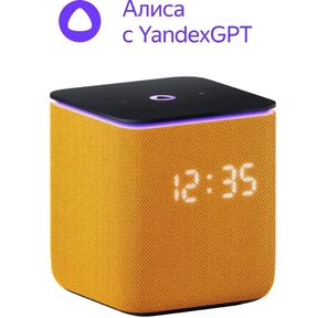 Умная колонка Yandex Станция Миди YNDX-00054ORG Алиса оранжевый 24W 1.0 BT / Wi-Fi 10м
