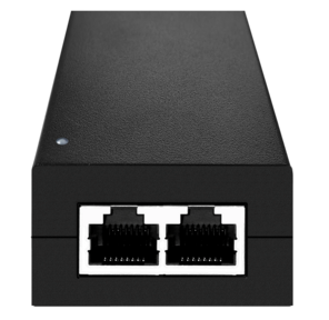 PoE-инжектор Gigabit Ethernet на 1 порт. Совместим с оборудованием PoE IEEE 802.3af. ( без автоматического определения PoE) Мощность PoE на порт - до 15.4W. Напряжение PoE - 50V (конт. 1, 2 (+); 3, 6  (-)). Порты: вх. - 1 x RJ45 (10 / 100 / 1000 Base-T),  вых. 1 x RJ45 (10 / 100 / 1000 Base-T,  PoE,  48V). Питание: AC100-240V.
