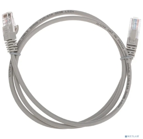 Патч-корд U / UTP,  CAT 5e,  RJ45-RJ45,  26AWG,  ZH нг (А)-HF,  серый,  1м  REXANT