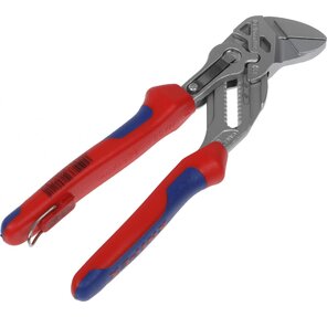 KNIPEX Клещи переставные-гаечный ключ хромированные 180 мм { Длина180 Ширина53 Высота21} [KN-8605180T]