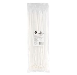 Аксессуары Cablexpert Стяжки NYT-300x4.8 пластиковые 300 мм х 4.8 мм,  белые  (100 шт.)  (798626)