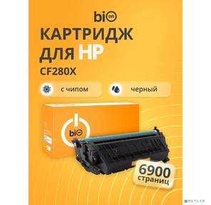 Bion BCR-CF280X Картридж для HP{LaserJet Pro M401 / M425}  (6900  стр.), Черный,  с чипом