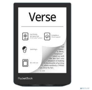 Электронная книга PocketBook 629 Verse Bright Blue  (голубой)  (PB629-2-WW)