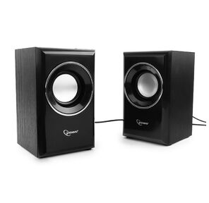 Колонки Gembird SPK-204  (2х3 Вт,  МДФ,  черный , регулятор громкости,  USB) SPK-204