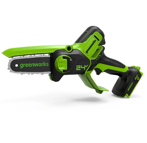 GreenWorks G24MCS10 Цепная мини пила аккумуляторная,  24V,  10см,  без АКБ и ЗУ [2008207]