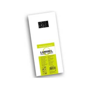 Lamirel Пружина пластиковая LA-7866702  (6 мм. Цвет: черный,  100 шт.)
