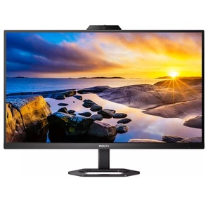 Philips 27E1N5600HE 27" 2560x1440 75Гц IPS LED 16:9 4 (1)ms HDMI DP USB-C 3.2  (65W) 4*USB3.3 (BC) Mega Infinity DCR 1000:1 178 / 178 300cd Webcam 5 MP Hello HAS Pivot Tilt Swivel Speakers Black