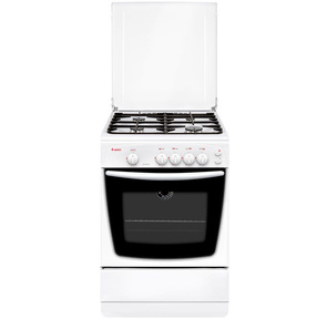 Плита Газовая Gefest CG 60MC6 K73 белый  (металлическая крышка) реш.чугун