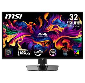 Монитор 31.5" MSI MPG 321URX QD-OLED Black  (QD-OLED,  3840x2160,  HDMI+HDMI+DP+Type C,  0.03 ms,  178° / 178°,  250 cd / m,  1500000:1,  240Hz)