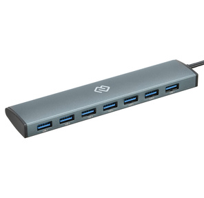 Digma HUB-7U3.0-UC-G Разветвитель USB-C 7порт. серый