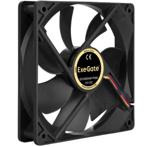 Exegate EX283392RUS Вентилятор ExeGate E12025H4P-PWM,  120x120x25 мм,  гидродинамический,  4pin,  PWM,  24dBA