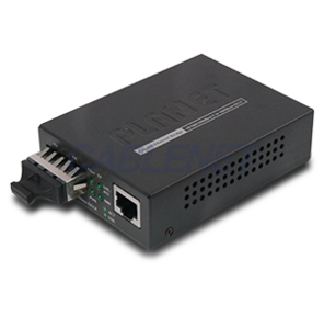 Planet GT-806B15 10 / 100 / 1000Base-T to WDM Bi-directional Fiber Converter - 1550nm - 15KM