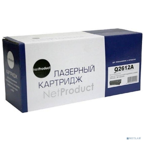 NetProduct Q2612A Картридж для HP LJ 1010 / 1020 / 3050  (NetProduct) NEW Q2612A,  2K