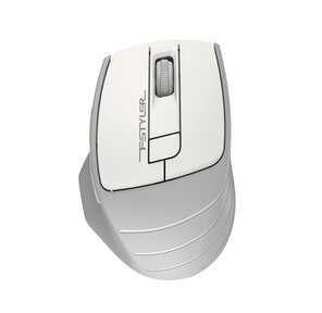 Мышь A4 Fstyler FG30 серый / белый оптическая  (2000dpi) беспроводная USB