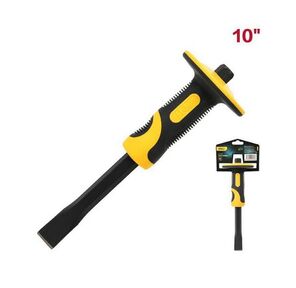 Зубило плоское с протектором Deli DL6310 19х16х305мм,  двухкомпонентная рукоять