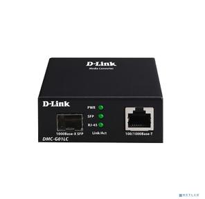 D-Link DMC-G01LC / C1A Медиаконвертер с 1 портом 100 / 1000Base-T и 1 портом 1000Base-X SFP