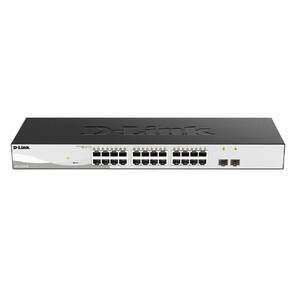 D-Link DGS-1210-26 / F3A Настраиваемый L2 коммутатор с 24 портами 10 / 100 / 1000Base-T и 2 портами 1000Base-X SFP