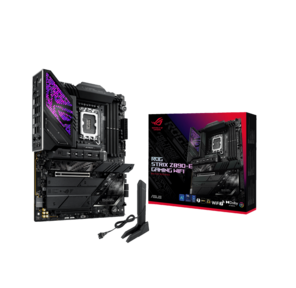 ASUS ROG STRIX Z890-E GAMING WIFI,  LGA1851,  Z890,  4*DDR5,  4*SATA,  7*M.2,  10*USB 3.2,  2*Type-C,  2*PCIx16,  2*Thunderbolt™ 4,  HDMI+DP,  ATX