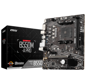 Материнская плата AMD B550 SAM4 MATX B550M-A PRO MSI
