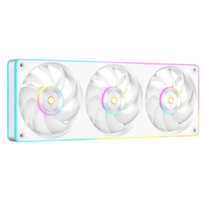 Вентилятор для корпуса Ocypus Sigma F36 WH ARGB,  3x120x120x25mm,  4-PIN PWM,  500-2200 RPM,  36 DBA MAX,  FLUID DYNAMIC BEARING