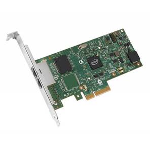 Intel Ethernet Server Adapter I350-T2,  2 x Gbit Ports RJ-45,  PCI-E x4,  iSCSI,  NFS,  VMDq