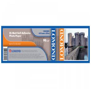 Фотобумага LOMOND XL Glossy Self-Аdhesive Photo Paper,  самоклеящаяся,  ролик 914мм х50 мм,  85 г / м2,  20 метров.