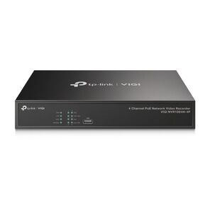 TP-Link VIGI NVR1004H-4P,  4-канальный сетевой видеорегистратор PoE