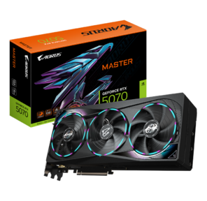 Видеокарта Gigabyte RTX5070 MASTER 12GB GDDR7 192bit 3xDP HDMI 3FAN RTL