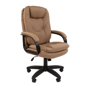 Офисное кресло Chairman 668LT Россия черный пластик,  экопремиум бежевый N  (7114864)