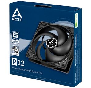 Вентилятор Arctic Cooling Вентилятор корпусной ARCTIC P12  (black / black) - retail  (ACFAN00118A) RTL {72}  (701372)