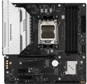 MAXSUN MS-Terminator B650M,  AM5,  B650,  4*DDR5,  4*SATA 3.0,  2*M.2,  USB 3.2,  USB 2.0,  Type-C,  1*PCIE 16,  1*PCIE 4,  1*PCIE 1,  HDMI+DP,  mATX