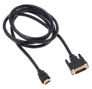 Кабель аудио-видео Buro HDMI  (m) / DVI-D  (Dual Link)  (m) 1.8м. феррит.кольца Позолоченные контакты черный  (BHP RET HDMI_DVI18)
