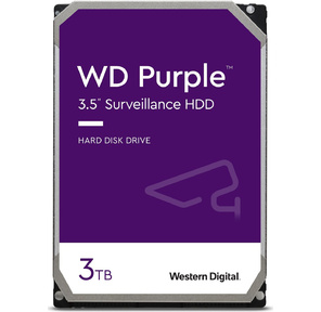 Жесткий диск WD SATA-III 3TB WD33PURZ Surveillance Purple  (5400rpm) 64Mb 3.5"