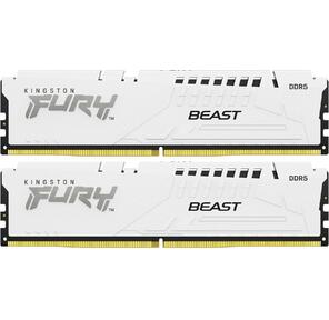 Модуль памяти Kingston FURY Beast White EXPO KF560C30BWEK2-32 DDR 5 DIMM 32Gb PC48000,  6000Mhz, CL30  (Kit of 2)  (retail)