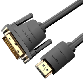 Кабель Vention HDMI 19M / DVI-D Dual link 25M - 2 м.