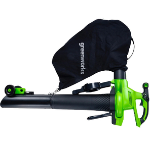 Воздуходув-Садовый Пылесос аккумуляторный  (2406907UB) GreenWorks GD40BVIIk4,  40V,  бесщеточный,  c 1хАКБ 4Ач и ЗУ