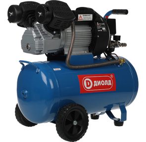 Компрессор поршневой Диолд КМП-2300 / 50 масляный 369л / мин 50л 2300Вт синий