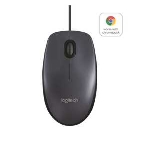 Logitech B100 2кн.+скр.,  черный  (USB)