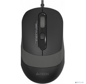 A-4Tech Мышь Fstyler FM10 GREY черный / серый оптическая  (1000dpi) USB [1147673]