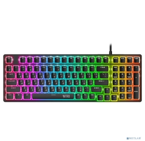 Клавиатура Acer Nitro OKW303 механическая черный USB for gamer LED  (ZL.KBDCC.01D)