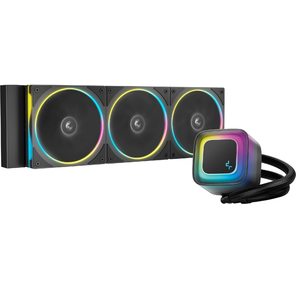 Deepcool LE360 PRO ARGB Soc-AM5 / AM4 / 1200 / 1700 / 1851 черный 4-pin 19-33dB Al 300W 1817gr Ret  (R-LE360PRO-BKAMMC-G-1) Система водяного охлаждения