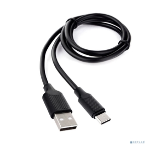 Кабель USB 2.0 Cablexpert CCB-USB2-AMCMO2-1MB,  AM / Type-C,  издание Classic 0.2,  длина 1м,  черный,  блистер