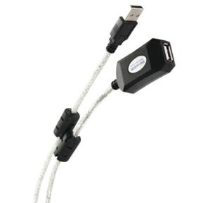 Кабель-адаптер USB2.0-repeater,  удлинительный активный <Am-->Af> 25м Aopen