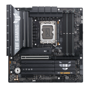 ASUS TUF GAMING B860M-PLUS,  LGA1851,  B860,  4*DDR5,  4*SATA,  3*M.2,  6*USB 3.2,  1*USB 2.0,  Type-C,  1*PCIx16,  1*PCIx4,  DP+HDMI,  mATX; 90MB1JW0-M0EAY0