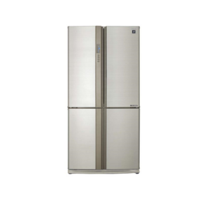 Холодильник Sharp 172x89.2x77.1 см,  объем камер 345+211,  No Frost,  морозильная камера снизу,  бежевый