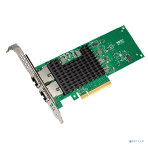 Сетевая карта /  Intel® Ethernet Network Adapter X710-T2L,  Dual Ports RJ45,  X710-AT2,  10GbE / 5GbE / 2.5GbE / 1GbE / 100Mb,  PCIe v3.0  (8.0GT / s),  QoS,  VMDq,  SR-IOV,  iSCSI / NFS