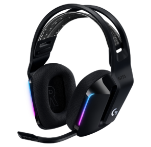 Наушники с микрофоном Logitech G733 Lightspeed черный накладные Radio оголовье  (981-000864)