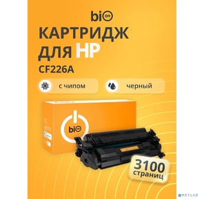 Bion BCR-CF226A Картридж для HP{LaserJet Pro M402n / M402dn / M402dw / MFP M426fdw / MFP M426fdn}  (3100  стр.),  Черный,  с чипом
