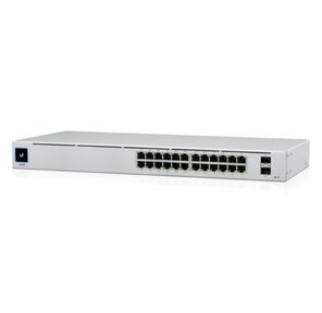 Коммутатор 24PORT 1000M 2SFP POE USW-24-POE UBIQUITI