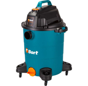 Строительный пылесос Bort BSS-1530-Premium 1500Вт  (уборка: сухая / влажная) синий